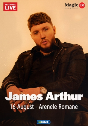 James Arthur At Arenele Romane, tickets and prices