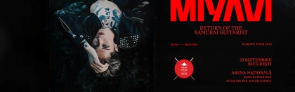 Extraordinary concert by J-Rock - MIYAVI, premiering in Romania, on September 23, 2023
